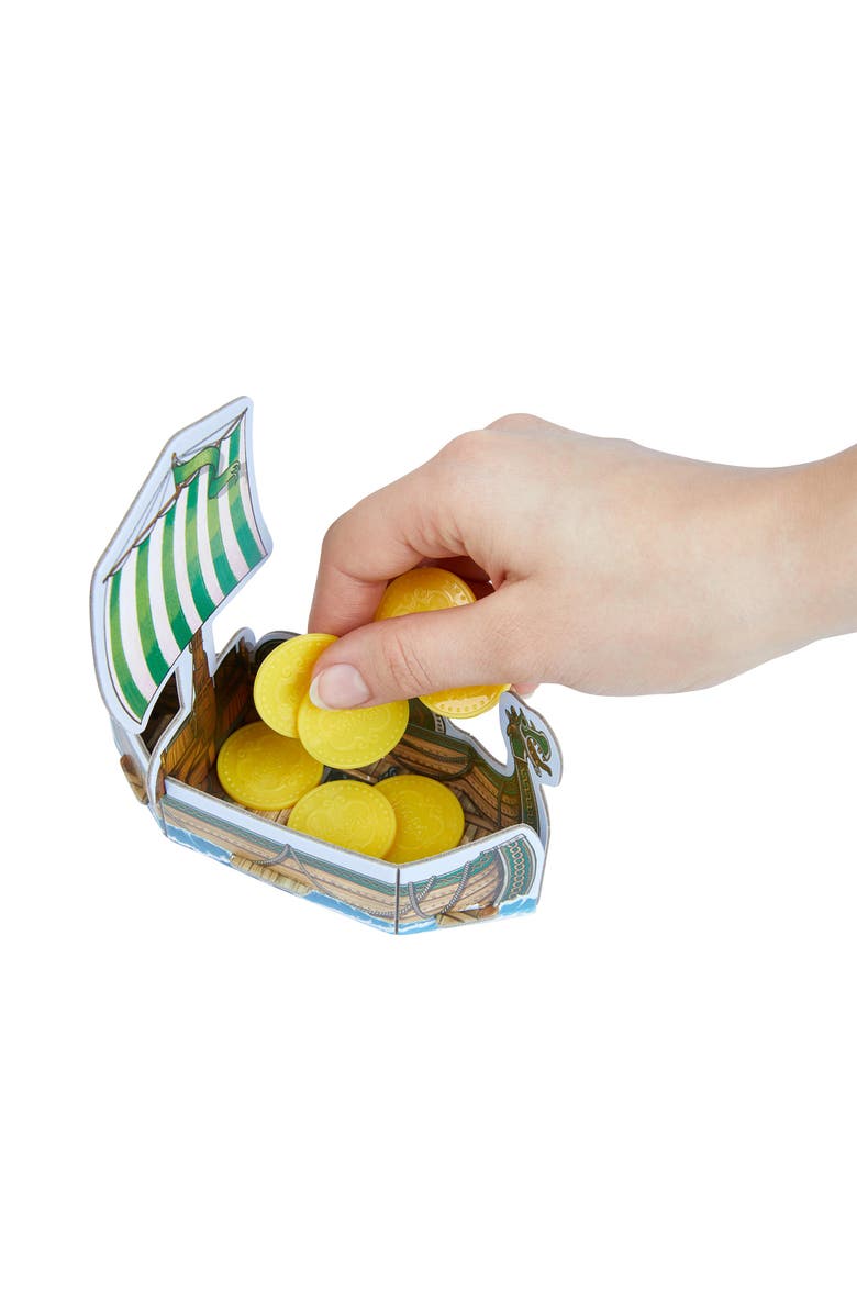 HABA Valley of The Vikings Fun Kids Board Games, Action-Packed Barrel Bowling Adventure Games for Ages 6+, 2019 Children's Game of The Year Winner, Alternate, color, Yellow Multi