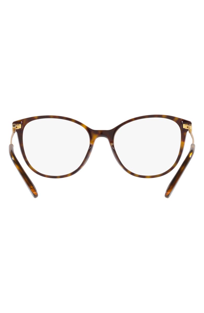 Dolce&Gabbana 52mm Butterfly Optical Glasses, Alternate, color, Havana