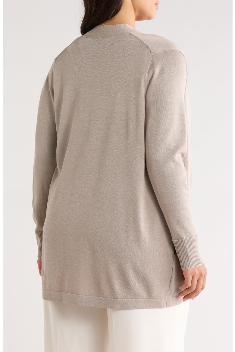 Kissing Front Pocket Cardigan, Alternate, color, PORCINI