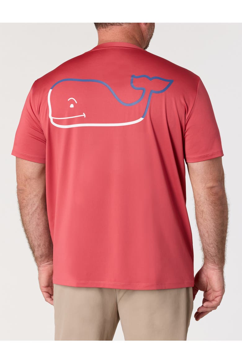 Big & Tall Burgee Whale T-Shirt, Main, color, MARINER
