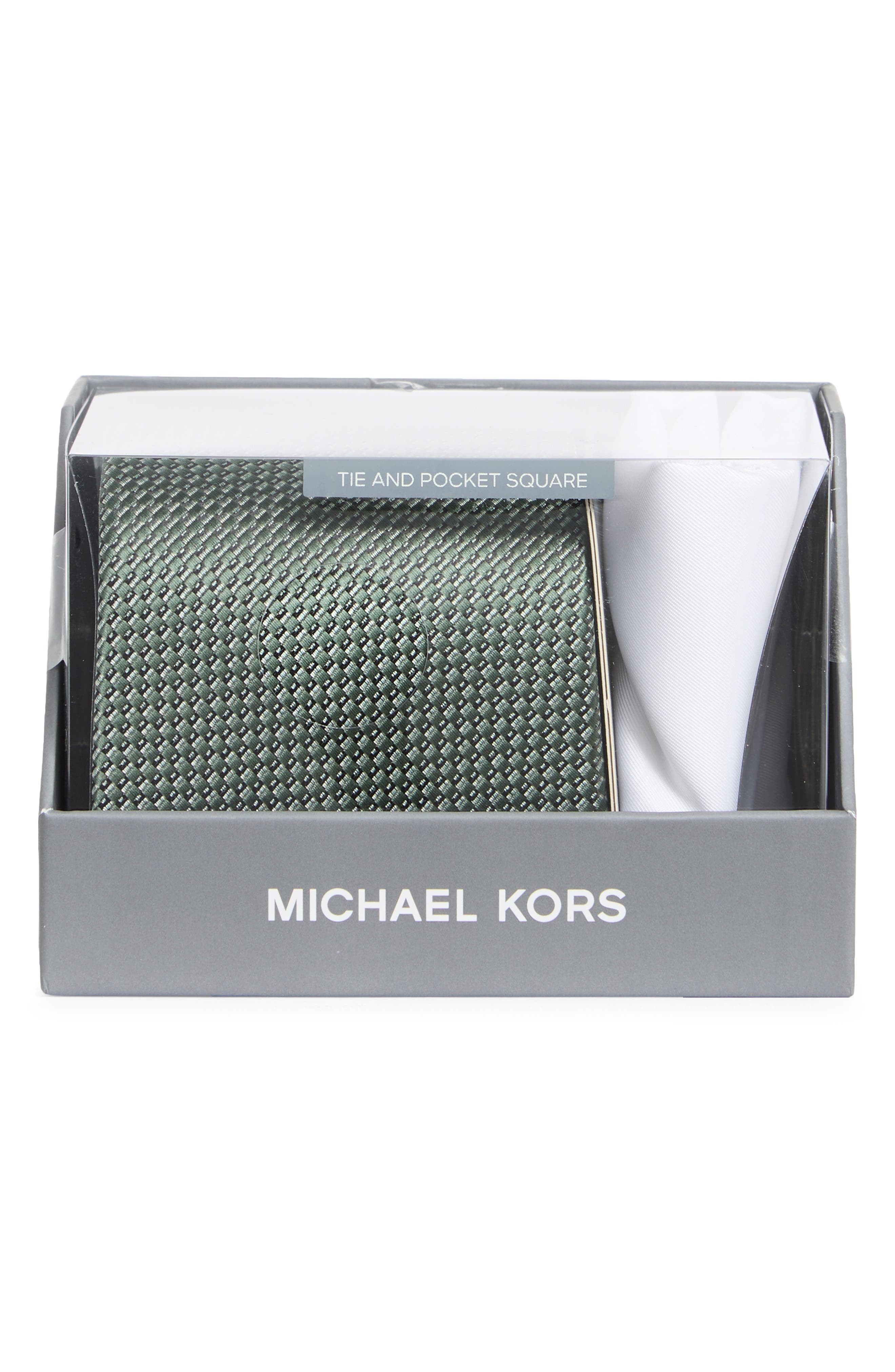 Ketchum Micro Tie and Pocket Square Set