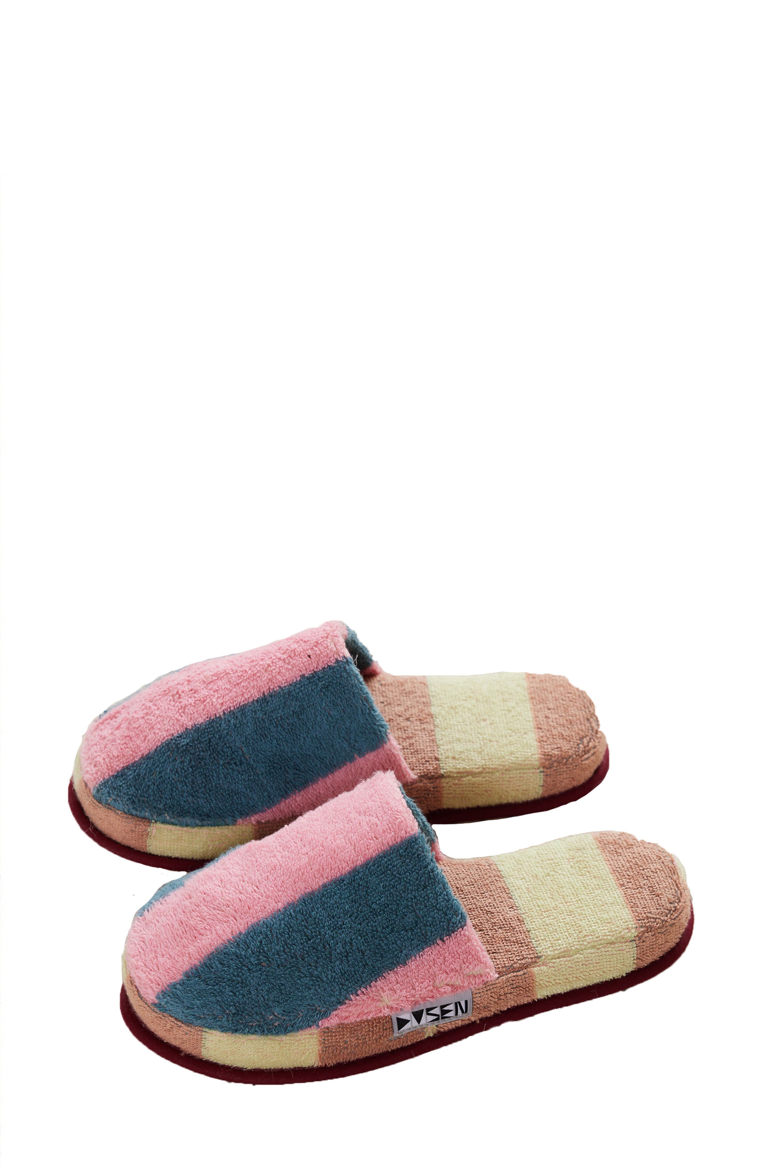 Dusen Dusen Martine Stripe Terry Slipper, Main, color, 