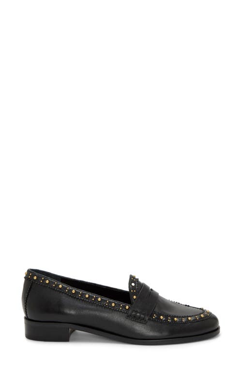 Vince Camuto Camdyn Studded Penny Loafer In Black