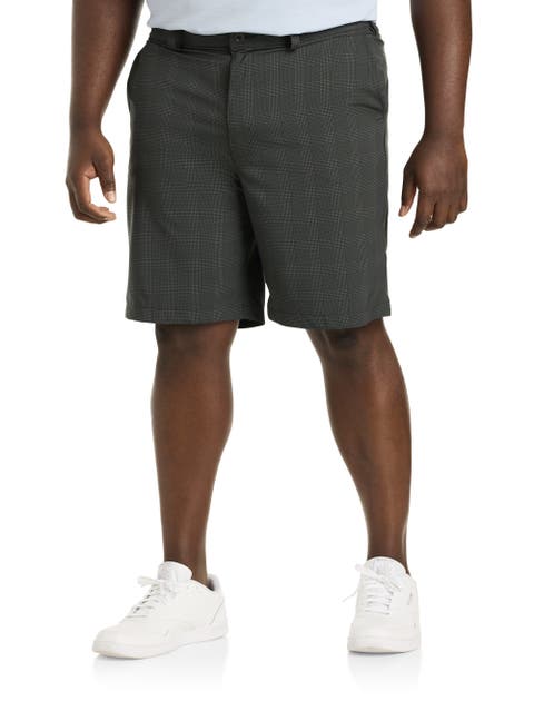 Performance Plaid Golf Shorts