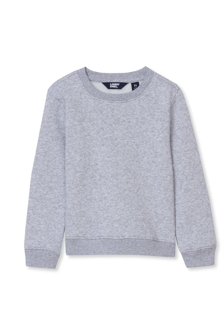 Kids Husky Basic Fleece Crewneck Sweatshirt, Main, color, Gray Heather