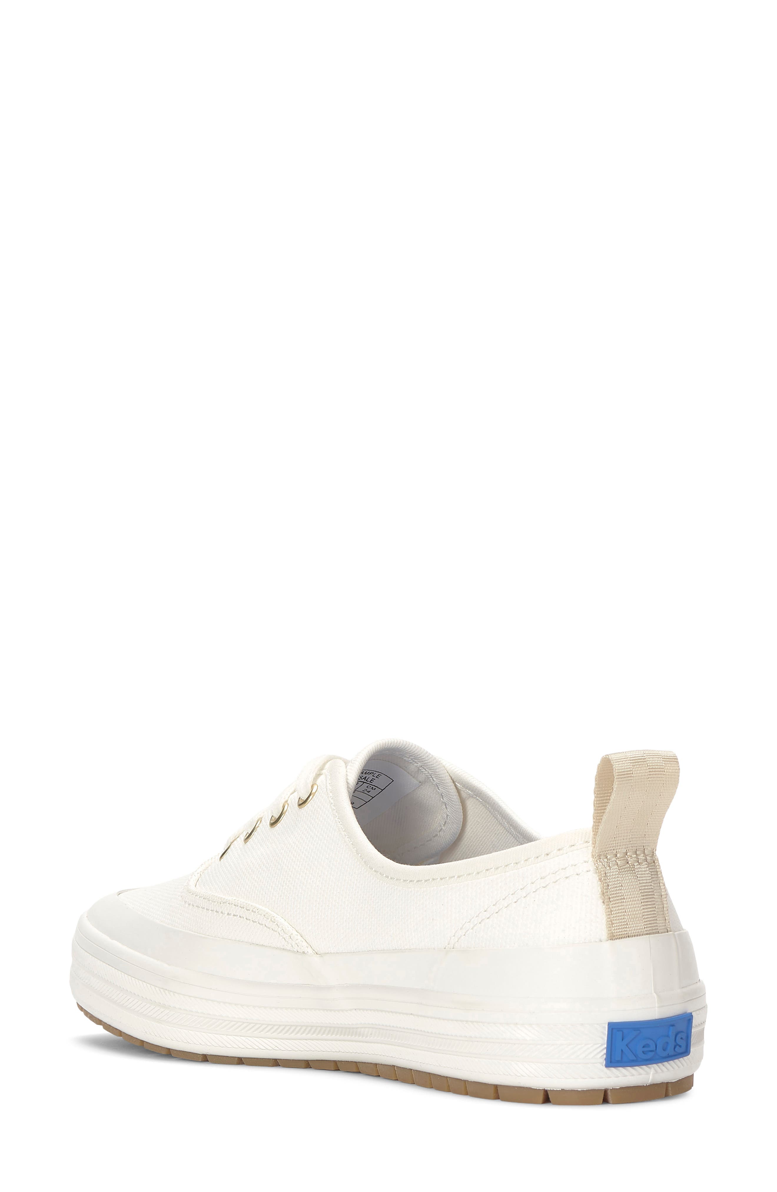 Lace-Up Sneaker, Alternate, color, SNOW WHITE