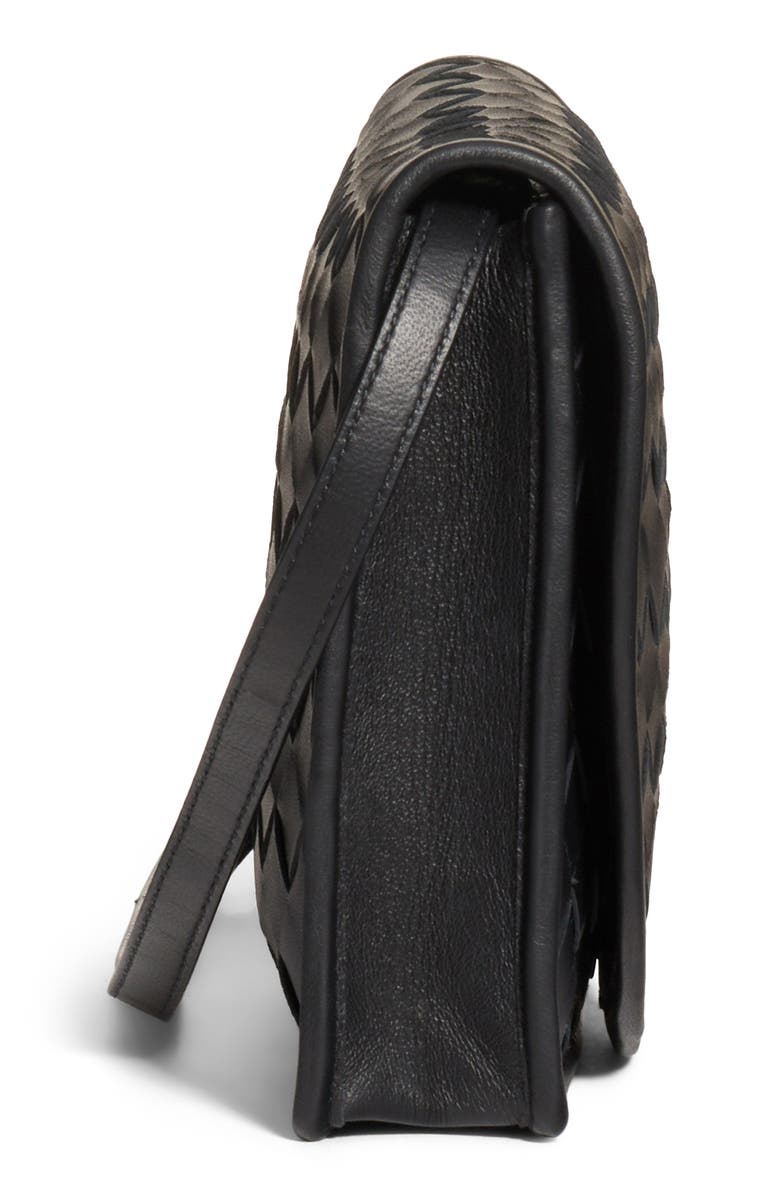 Bottega Veneta Intrecciato Leather Wallet on a Strap, Alternate, color, 