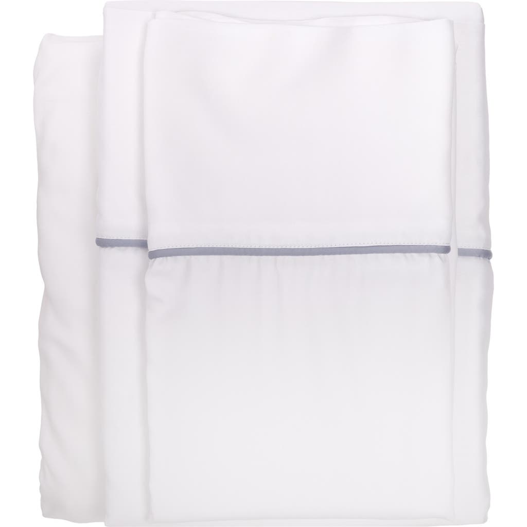 Pom Pom At Home Sheena Sateen Sheet Set In French Blue