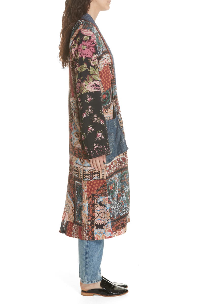 Free People Songbird Patched Coat, Alternate, color,