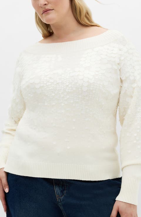 Braylin Embellished Sweater (Plus)