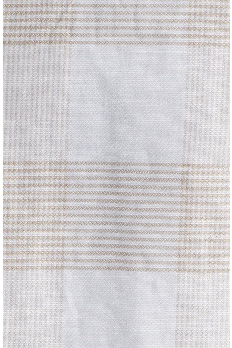 Modern Fit Cotton & Linen Easy-Iron Dress Shirt, Alternate, color, BEIGE