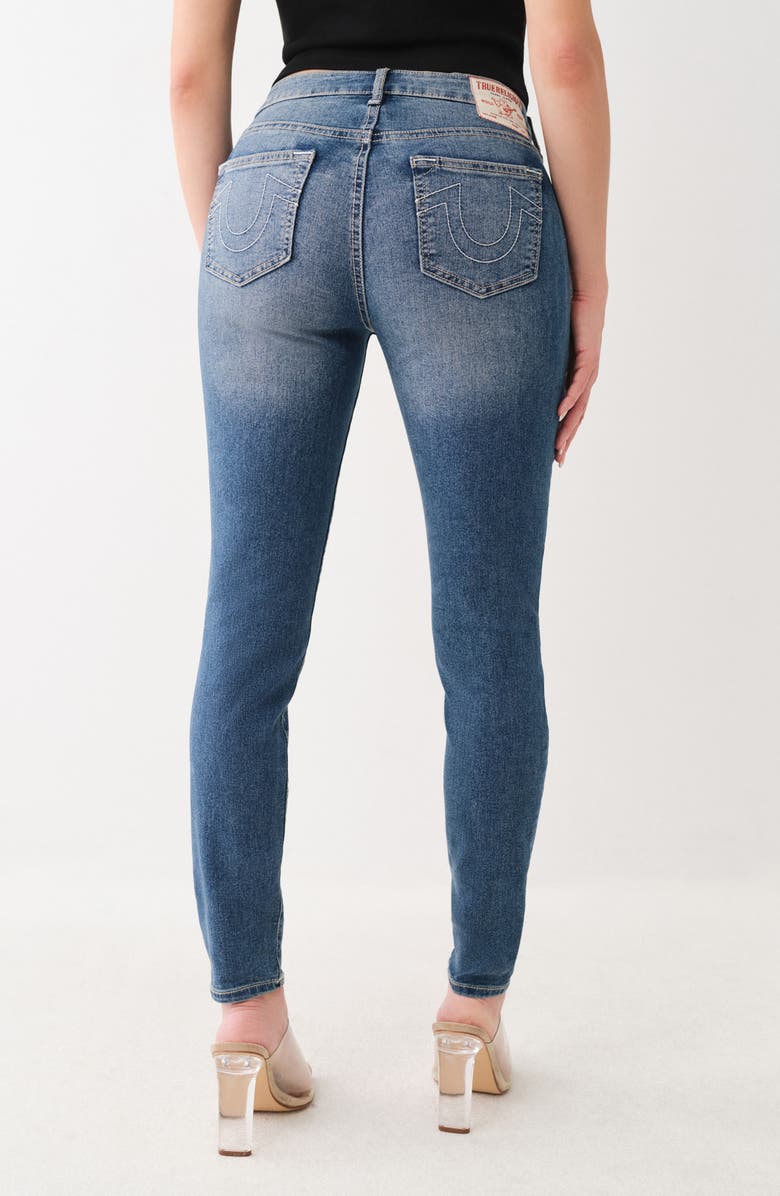 True Religion Brand Jeans Jennie Mid Rise Skinny Jeans, Alternate, color,