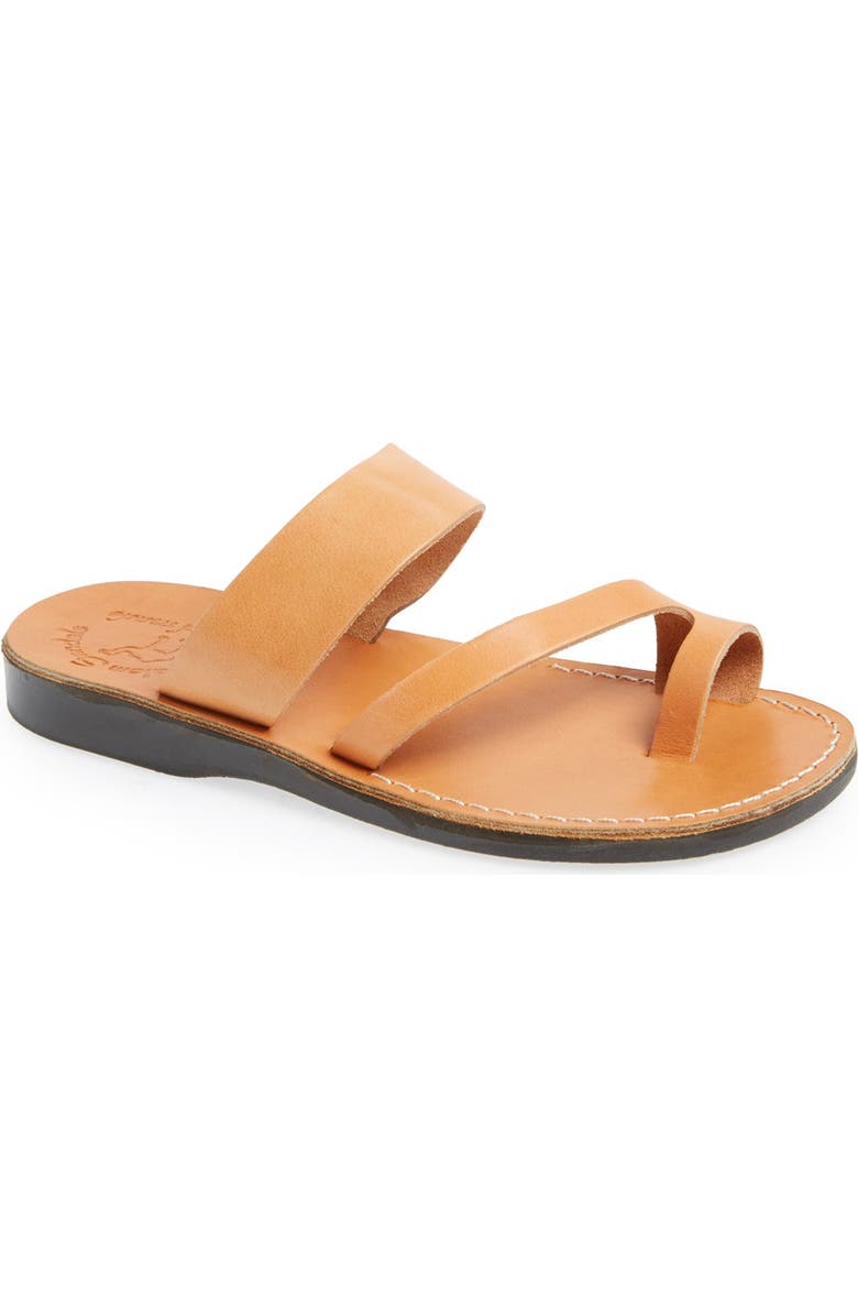 Jerusalem Sandals 'Zohar' Leather Sandal, Main, color,