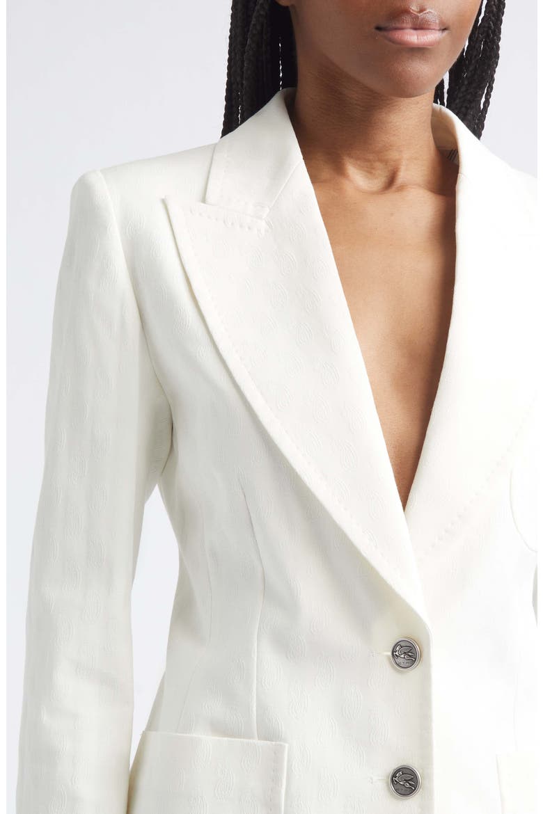 Stretch Cotton Jacket, Alternate, color, BIANCO