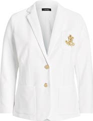 Lauren Ralph Lauren Bullion Logo Patch Blazer