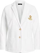Lauren Ralph Lauren Bullion Logo Patch Blazer