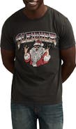 Lucky Brand Sleigher Santa Cotton Graphic T-Shirt
