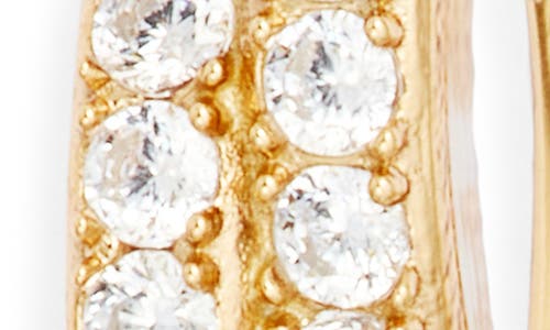 Nordstrom Pavé Huggie Hoop Earrings In Gold