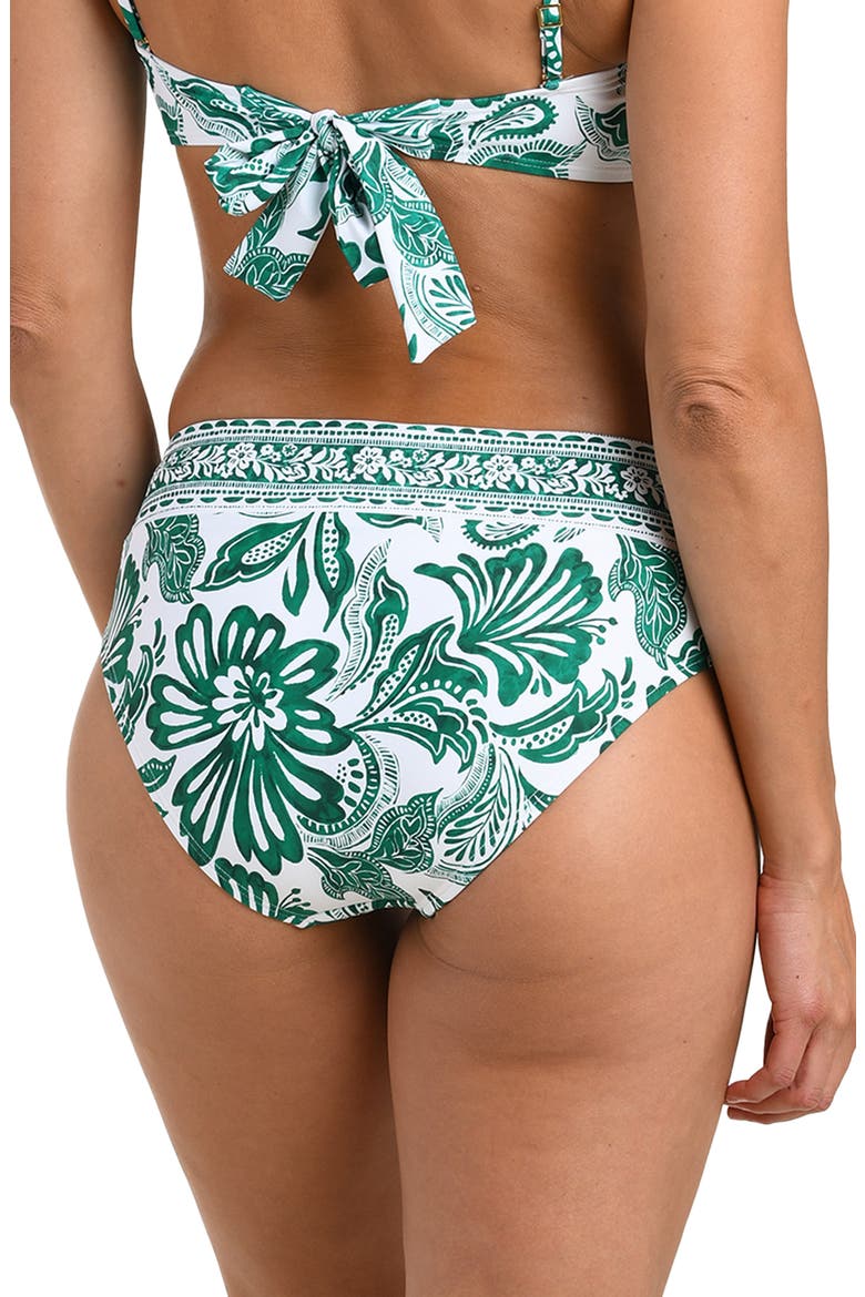 Botanical Brocade Bikini Bottoms, Alternate, color, JUNGLE