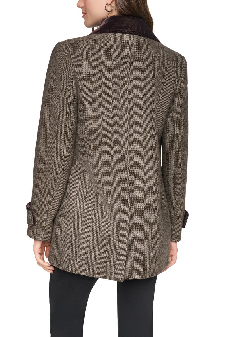Stansbury Wool Blend Herringbone Blazer Coat, Alternate, color, TRUFFLE