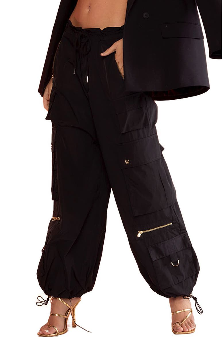 Kim Cargo Pant, Alternate, color, BLACK