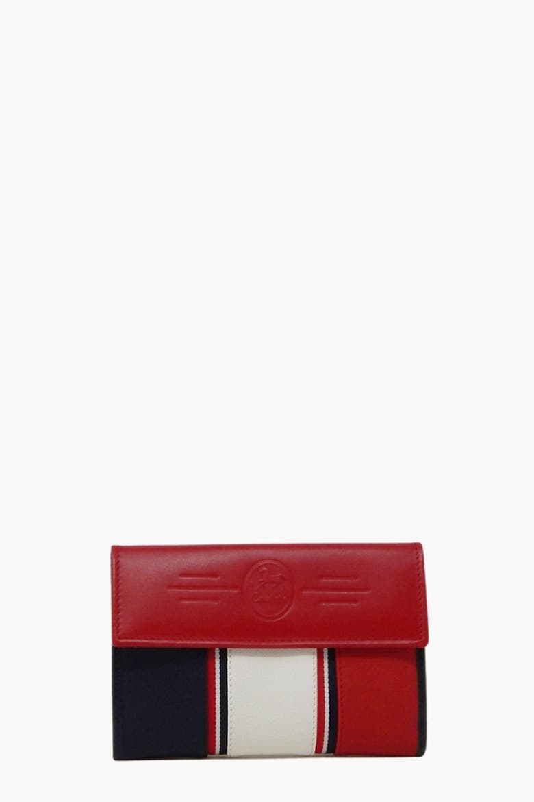 Nautical 202 Wallet, Alternate, color, Red / White / Navy