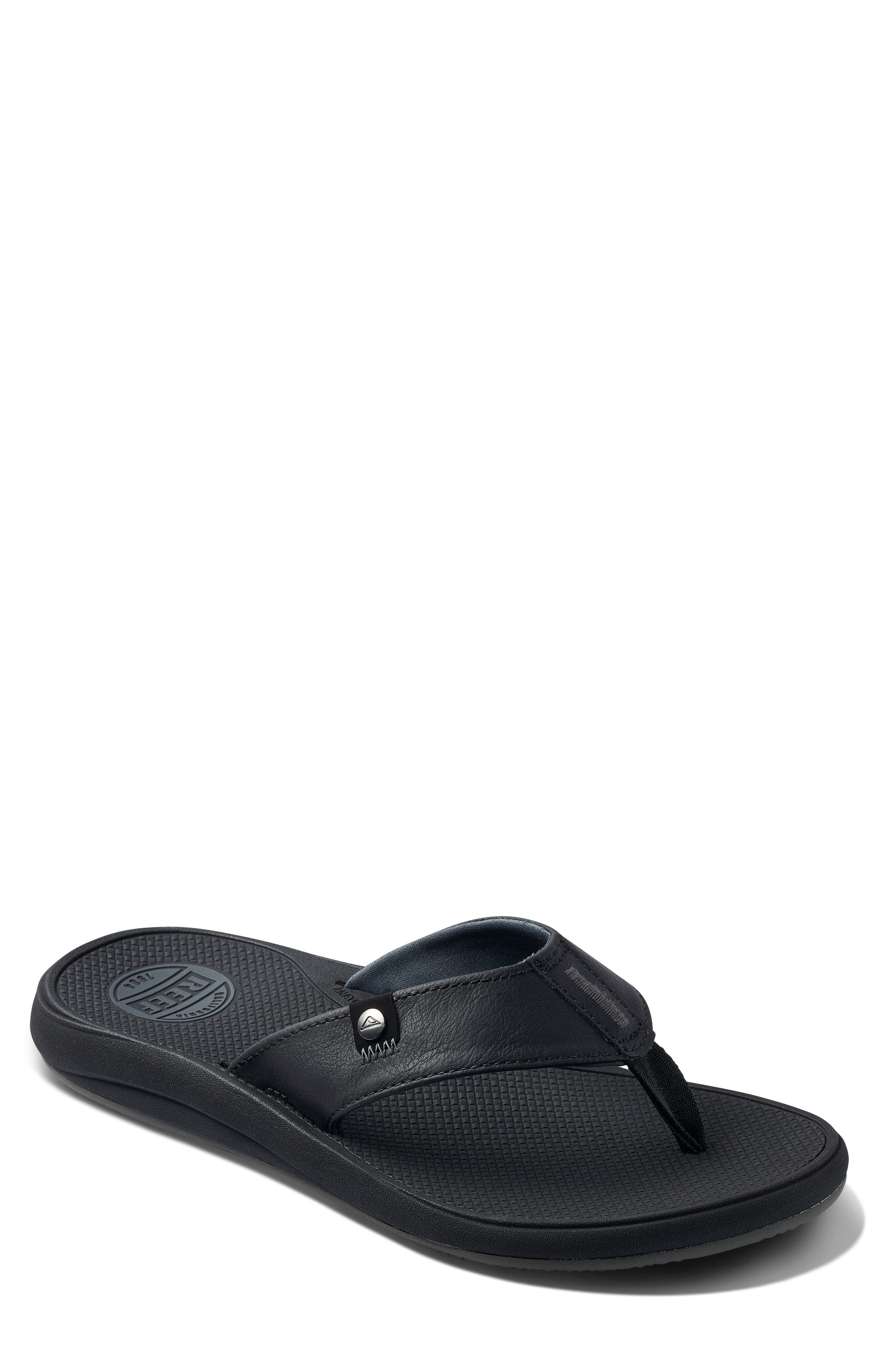 Reef One Flip Flop, Main, color, Black/Grey