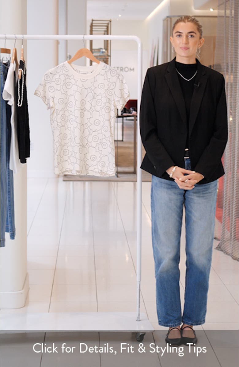 Heleys Piirto Unikko Cotton T-Shirt, sales video thumbnail