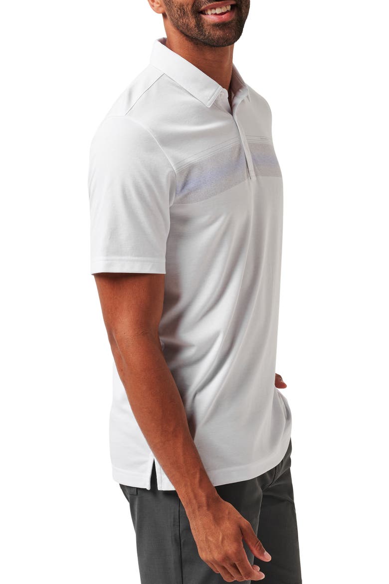 Day Pass Chest Stripe Polo, Alternate, color, WHITE