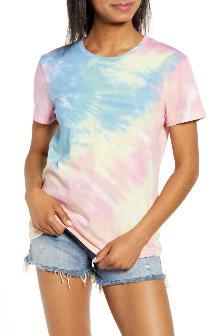 Tie Dye Tee, Main, color, SORBET TIE DYE
