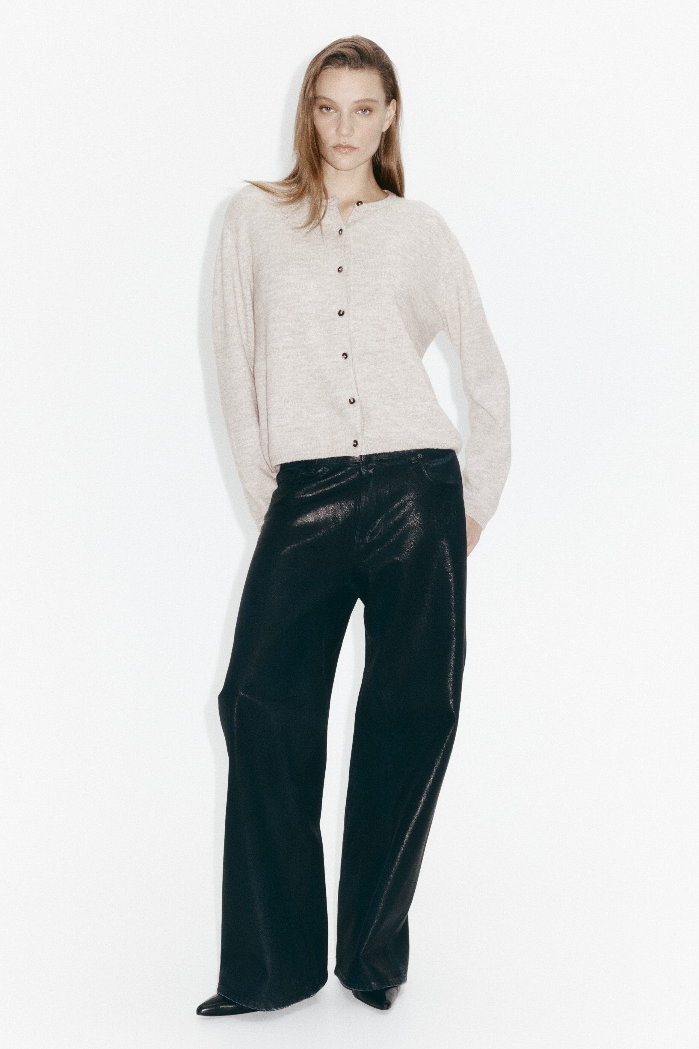 Loose-fit cardigan