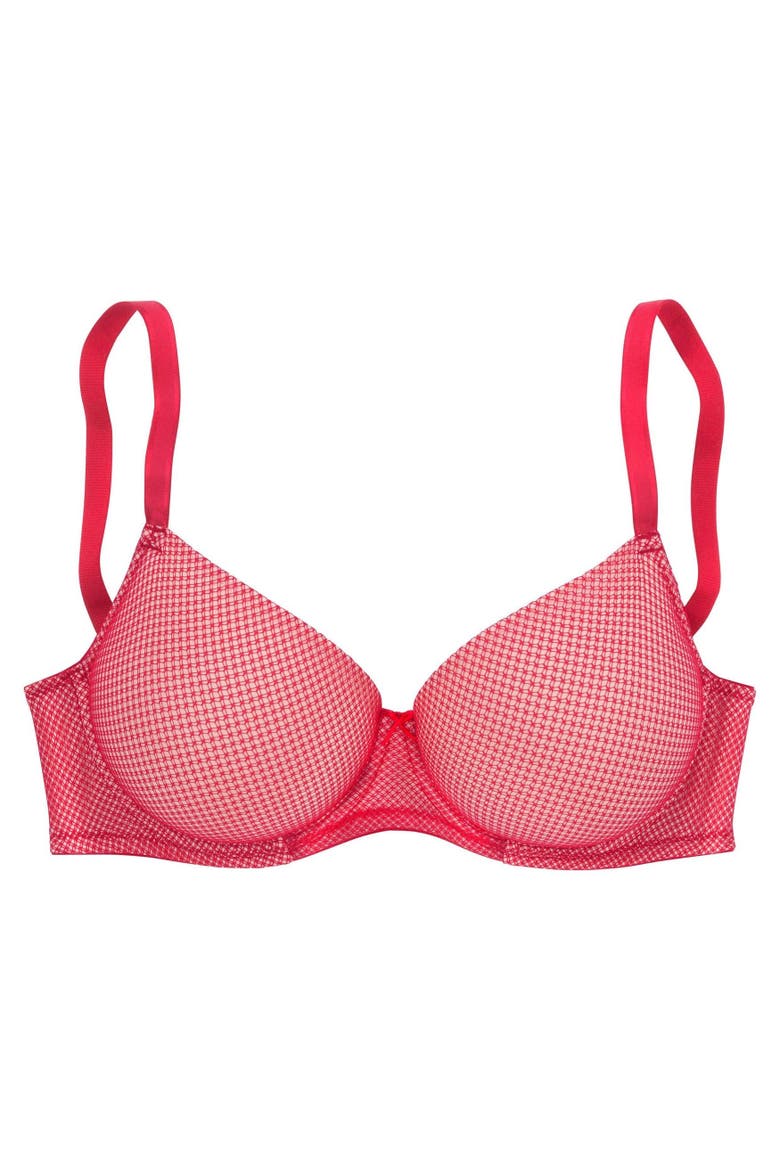 Invisible T-Shirt Bra, Alternate, color, Red