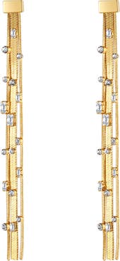 Classicharms Tassel Zirconia Earrings