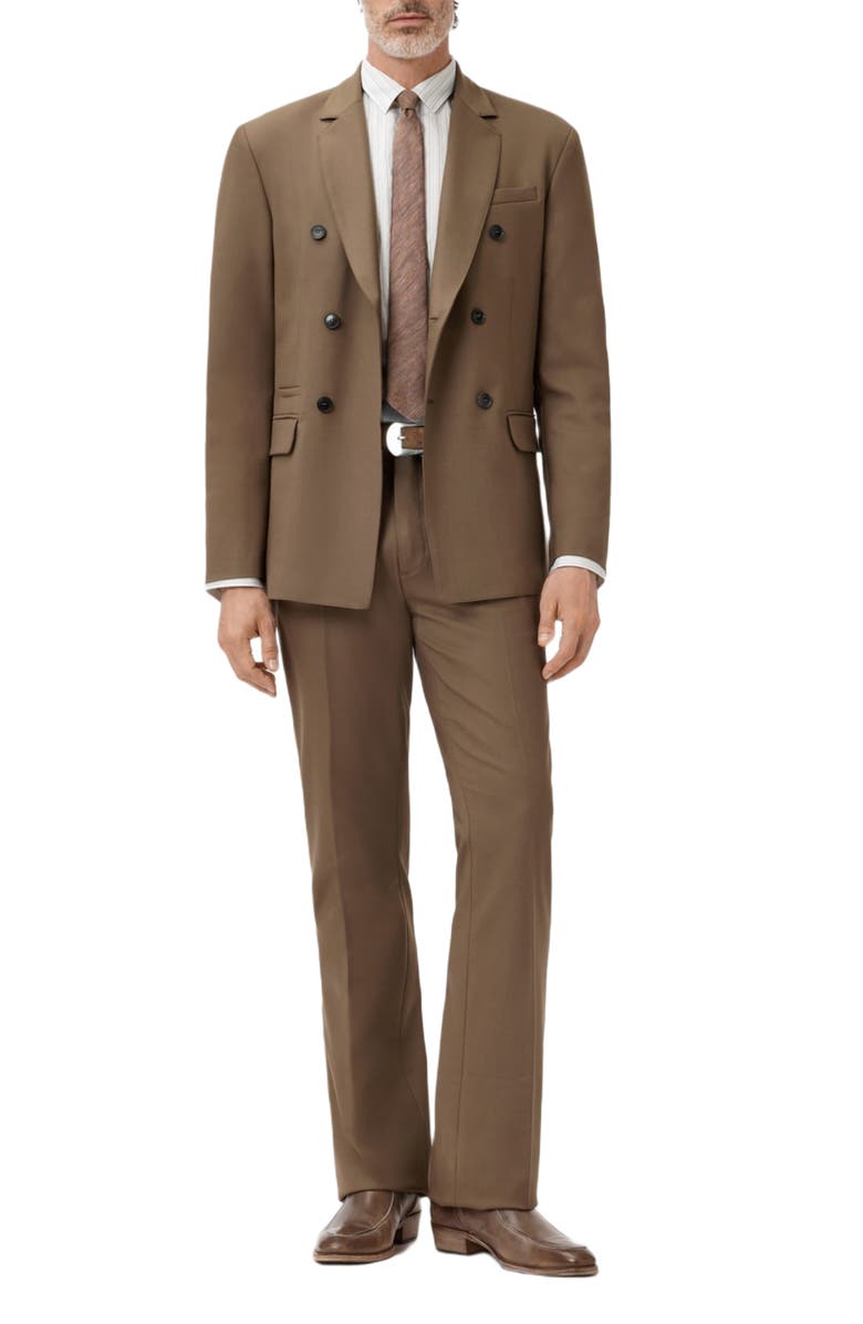 John Varvatos Devitt Double Breasted Blazer, Alternate, color, Twig