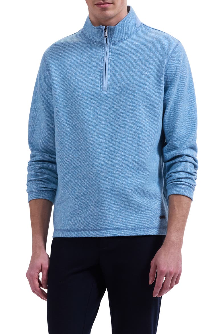 Quarter Zip Sweater, Main, color, TEAL