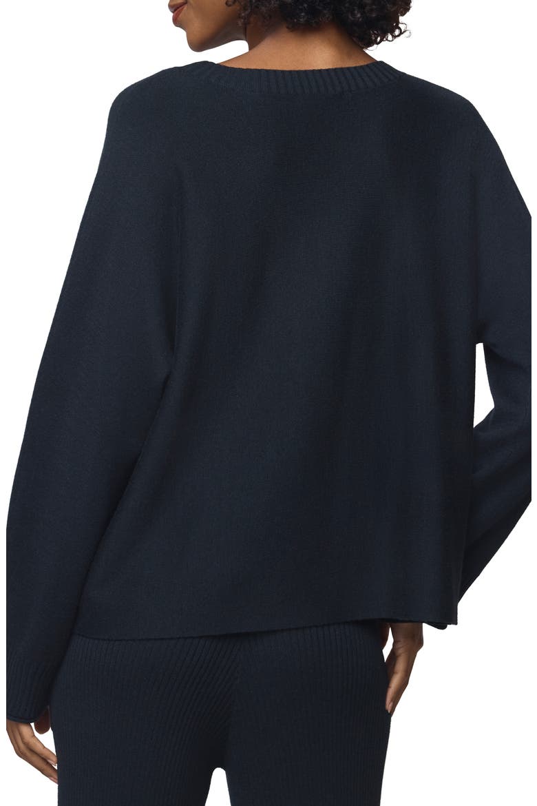 Georgie Pullover Sweater, Alternate, color, BLACK