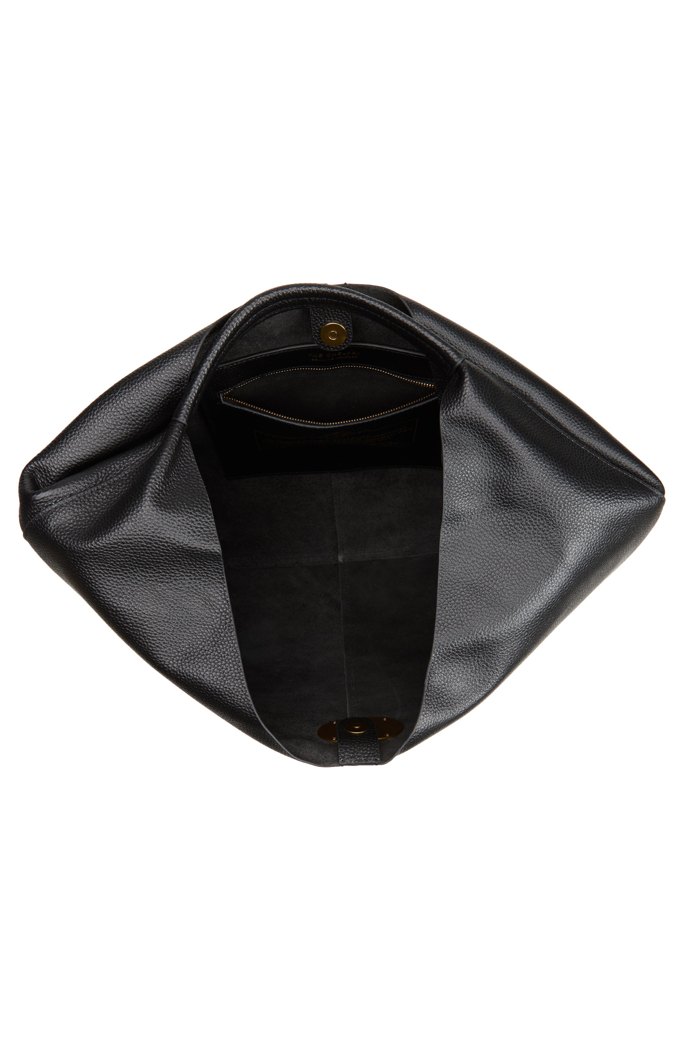 Kurt Geiger London Large Chelsea Slouch Hobo Bag, Alternate, color, Black