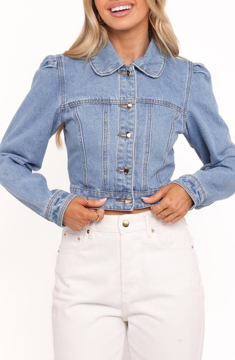 Faun Denim Crop Jacket