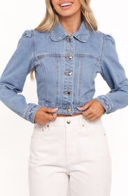 Petal & Pup Faun Denim Crop Jacket