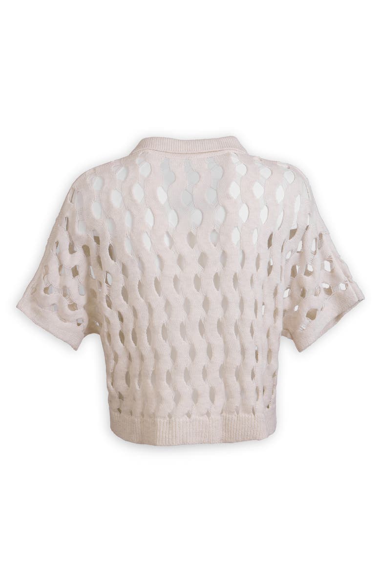 SAACHI Breeze Knit Shirt, Alternate, color, White