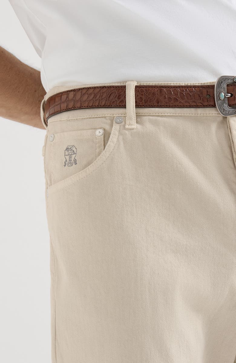 Brunello Cucinelli Slim fit trousers, Alternate, color, Buff