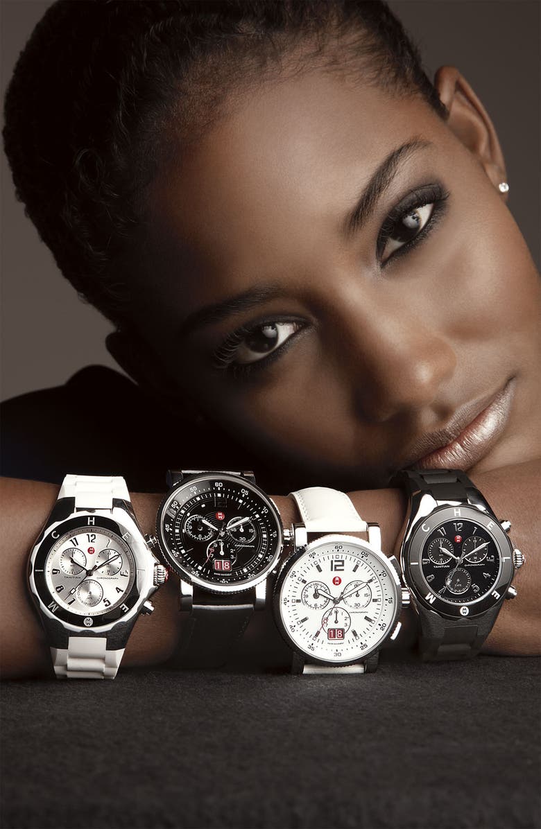 MICHELE 'Tahitian Jelly Bean' Watch, 40mm, Alternate, color,