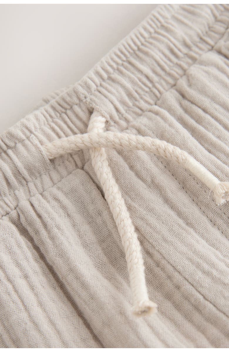 NEXT Kids' Cotton Gauze Drawstring Pants, Alternate, color, Neutral