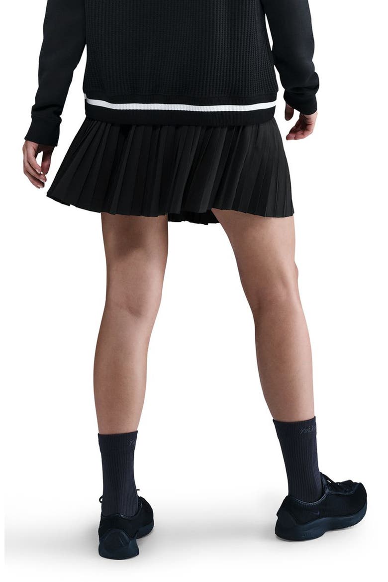 Sportswear Pleated Miniskirt, Alternate, color, 010 BLACK/SAIL