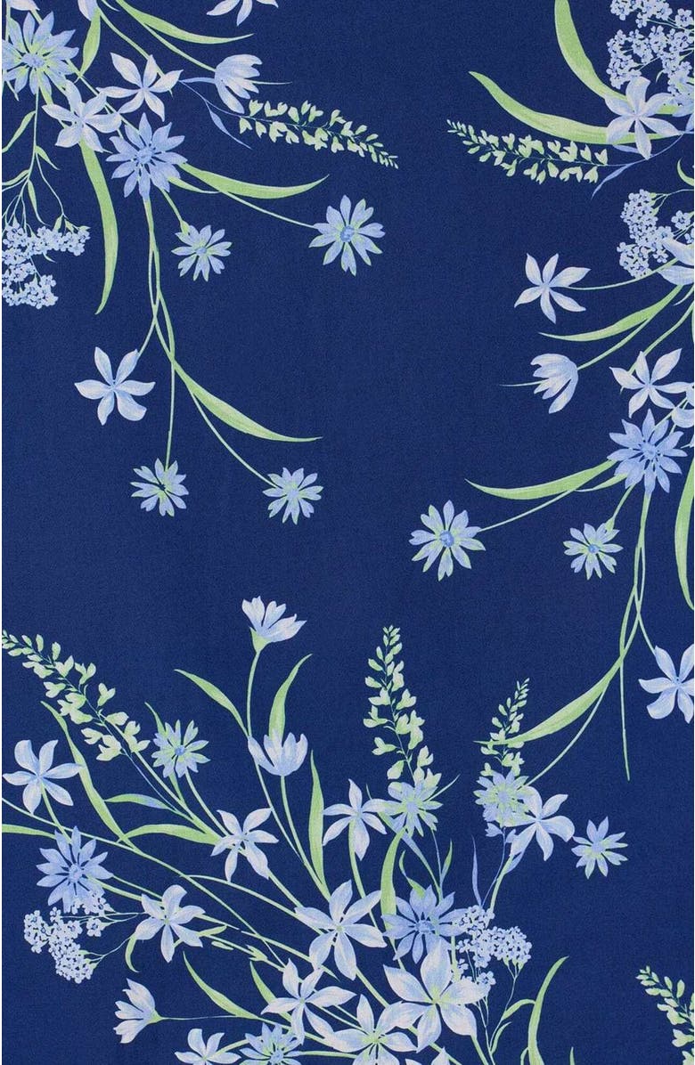 The Cat's Pajamas Luxe Pima Capri Floral Set, Alternate, color, Garden Posy