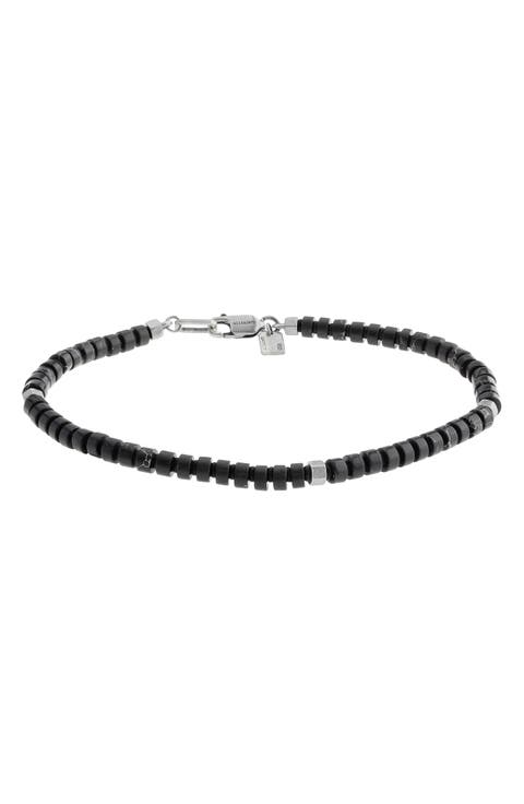 Men's Beaded Flex Bracelet