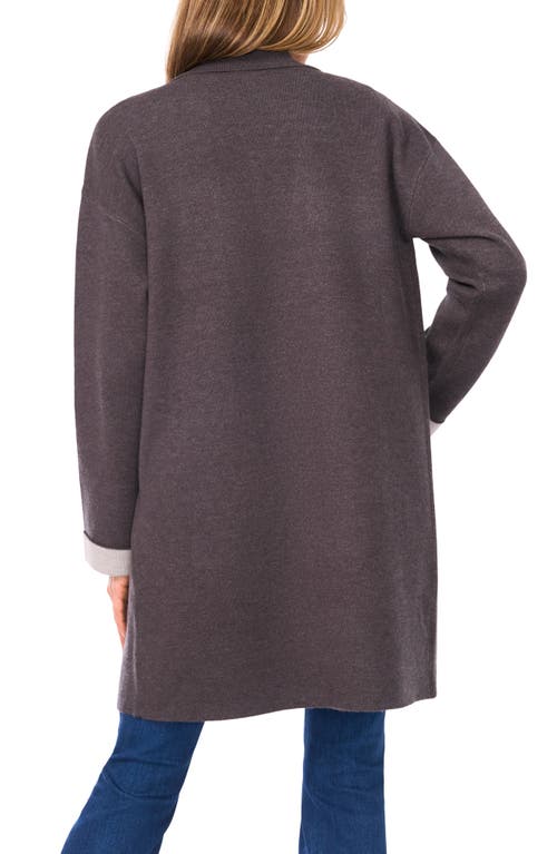 Halogenr Halogen(r) Open Front Coat In Gray