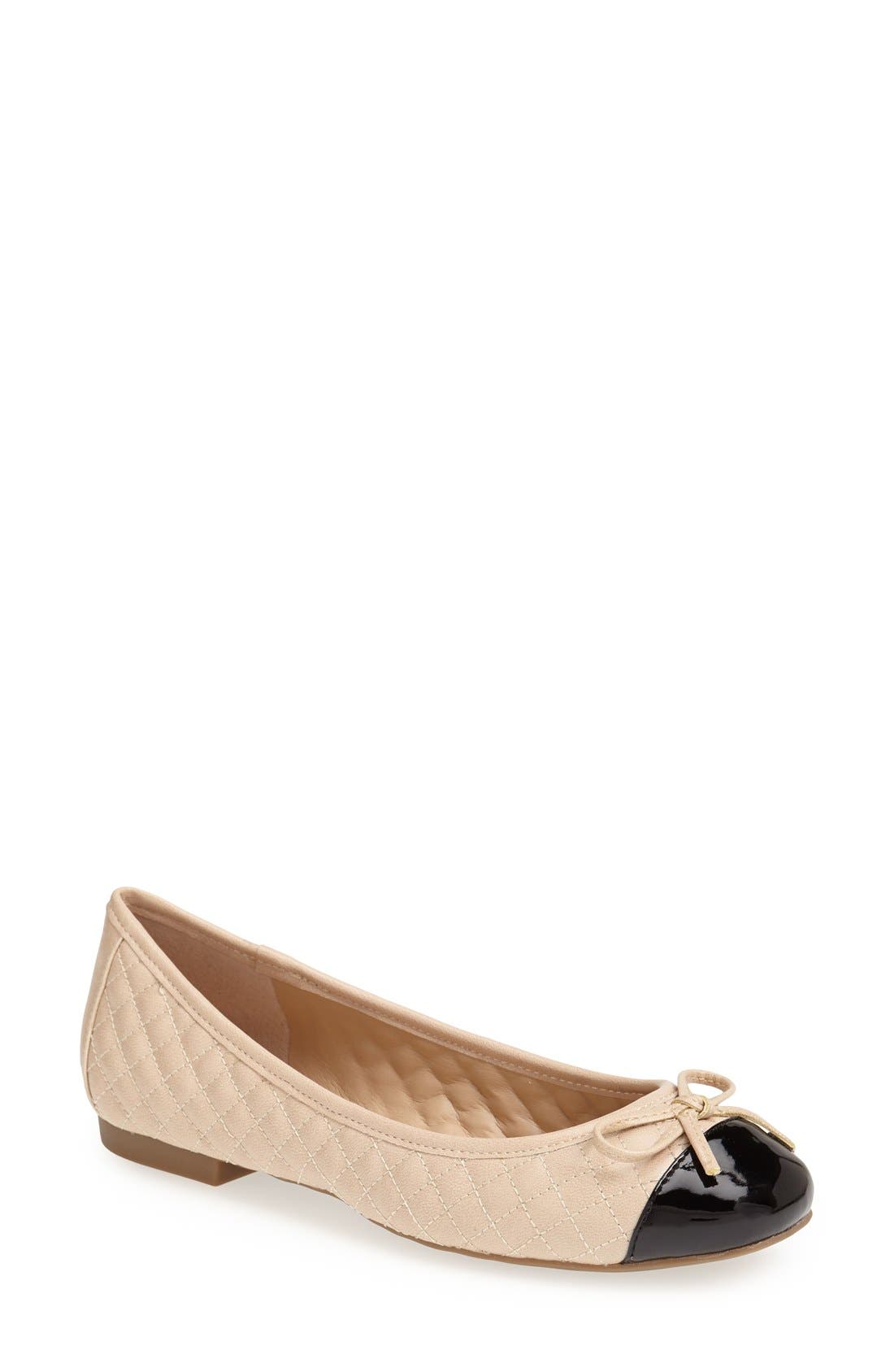'Amina' Flat, Main, color, CUBAN SAND/  BLACK