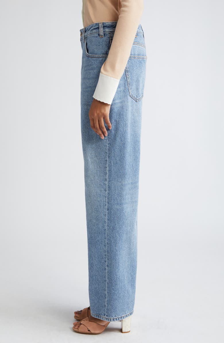 Chloé High Waist Flare Leg Jeans, Alternate, color,