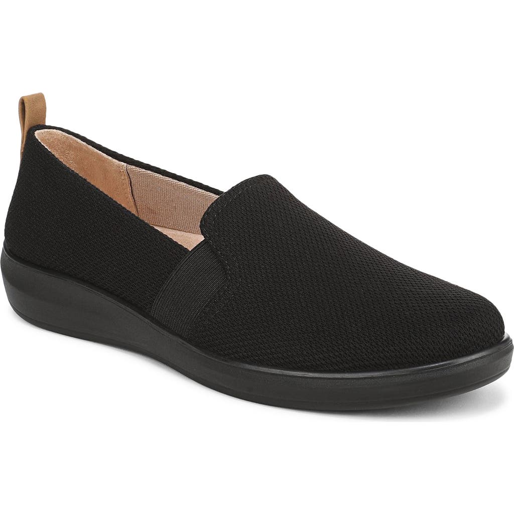 LifeStride Next Wave Knit Sneaker in Black at Nordstrom, Size 7.5